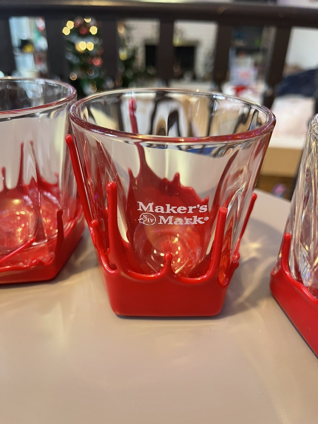 Set of 4 Maker's Mark Glasses