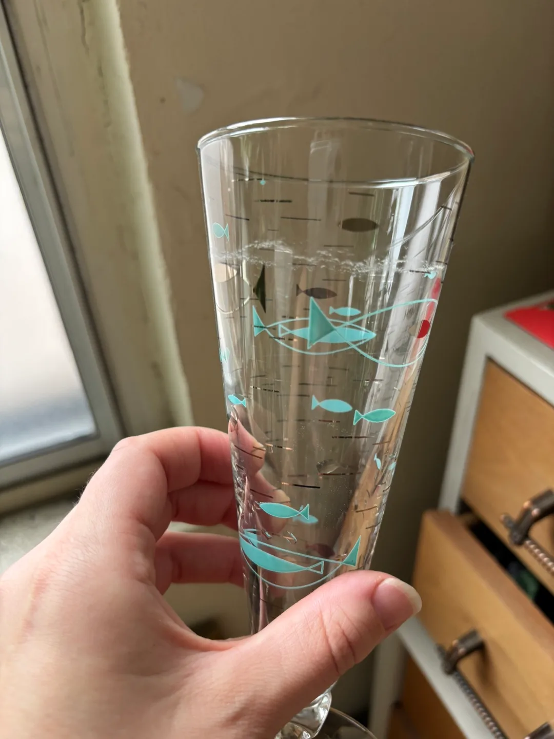 Vintage Fish Design Beer Glasses image indicator(2)