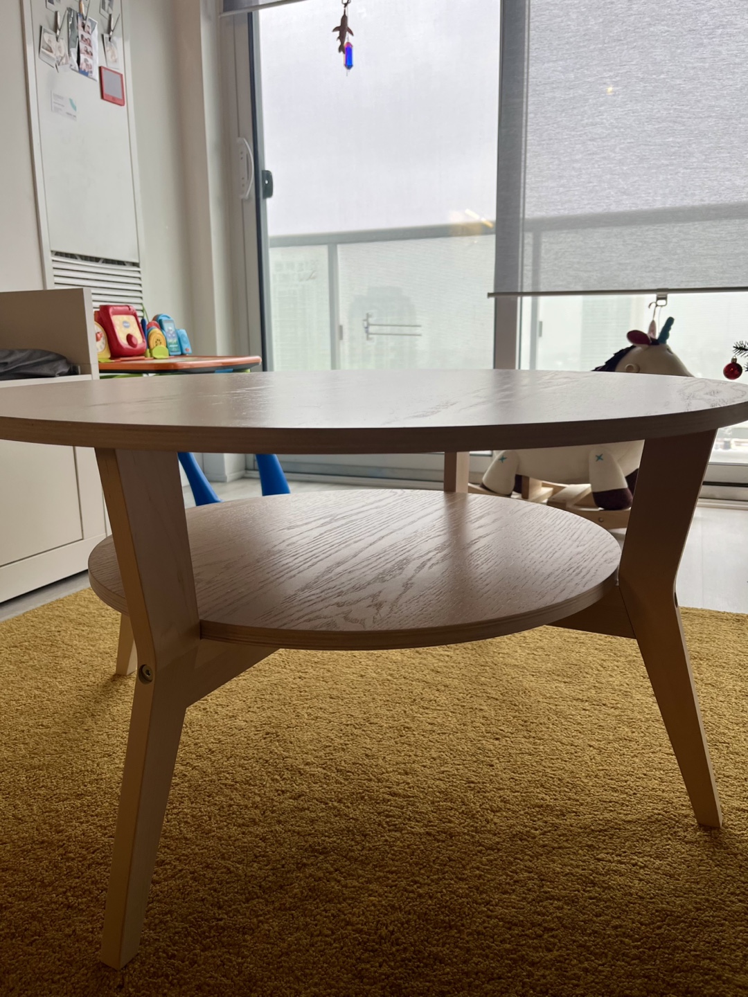 IKEA JAKOBSFOR センターテーブル New IKEA JAKOBSFORS Oak Veneer Coffee Table Side Table