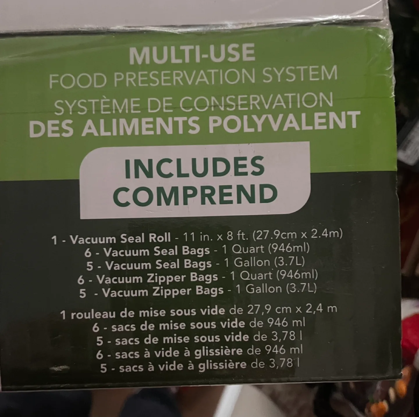 Brand New FoodSaver Vacuum Sealer With Bags image indicator(3)