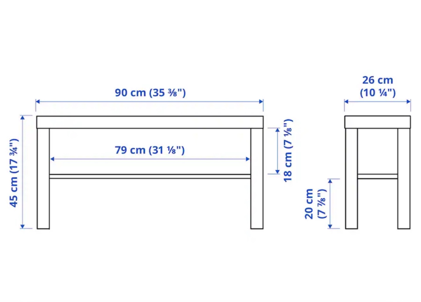 IKEA Lack TV bench - photo 3