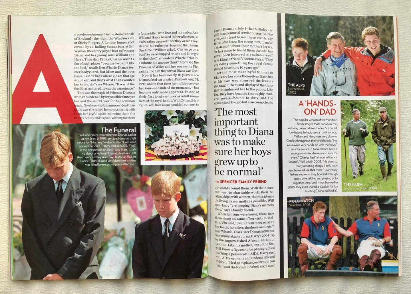 TWO ROYAL MAGAZINES - PRINCESS DIANA KING CHARLES WILLIAM image indicator(6)