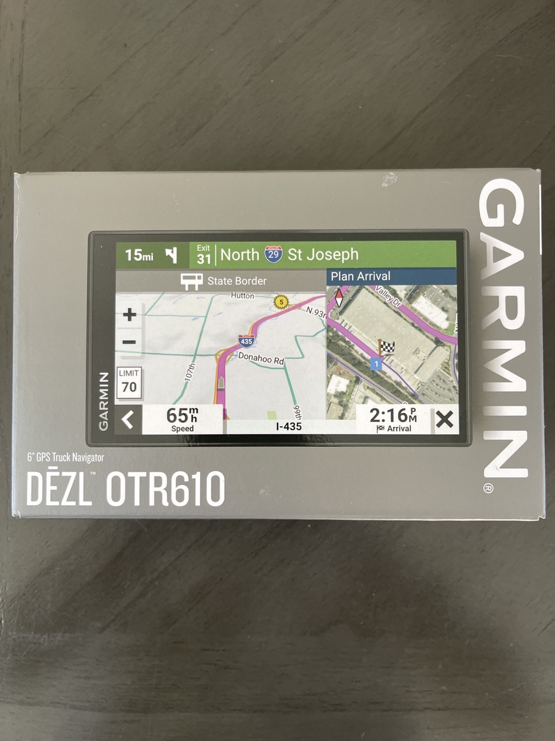 Garmin Dezl OTR610 6' GPS Truck Navigator - photo 2