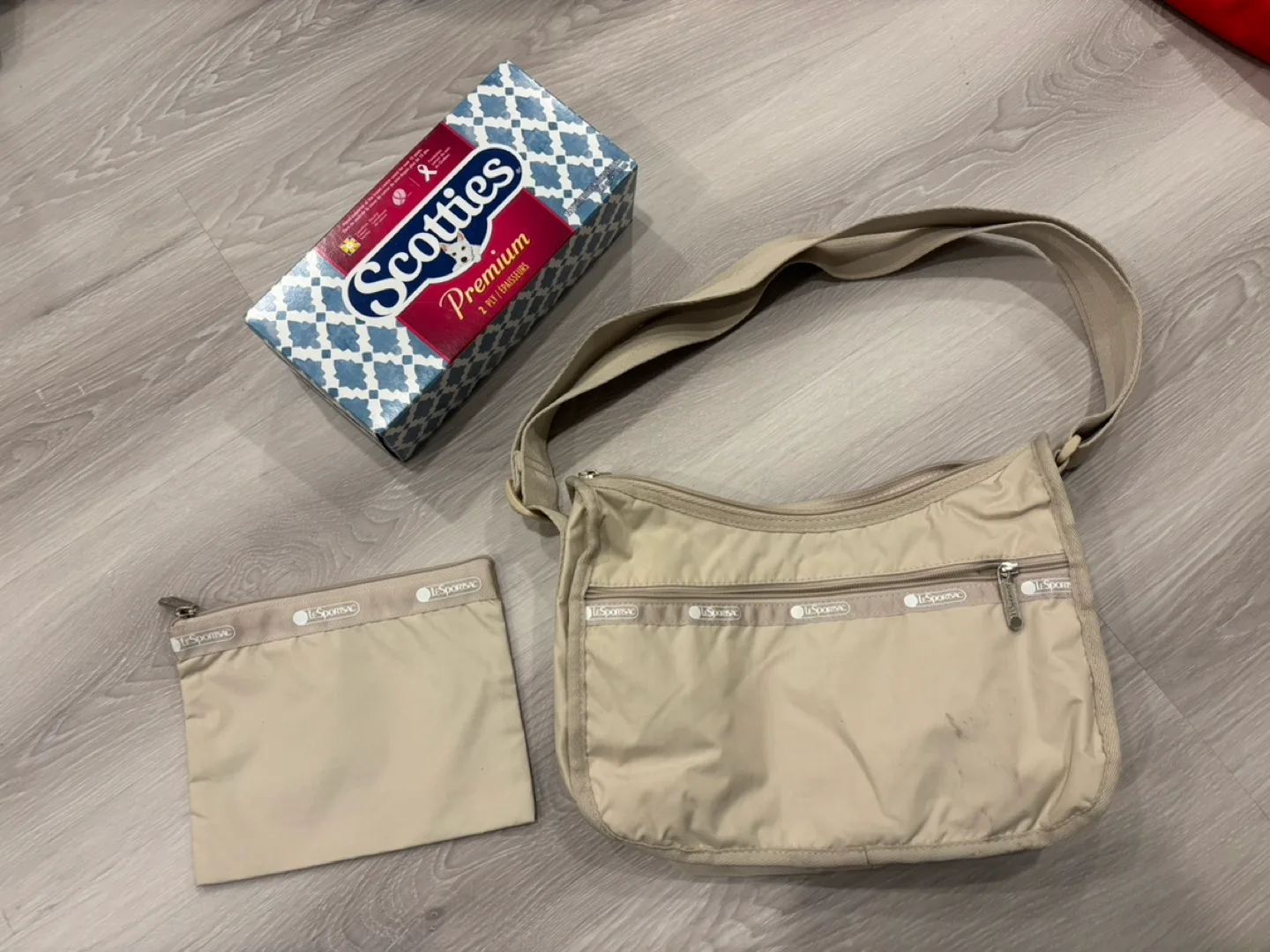 LeSportsac Beige Crossbody Bag image indicator(2)