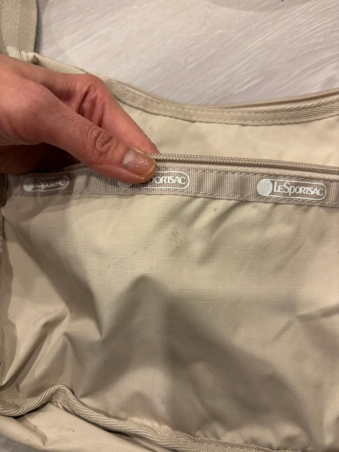 LeSportsac Beige Crossbody Bag image indicator(4)