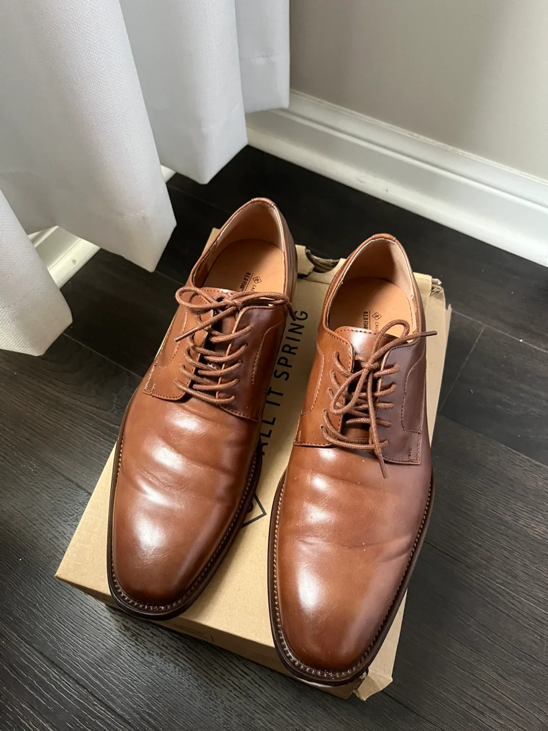 CALL IT SPRING - Brown Leather Shoes thumbnail