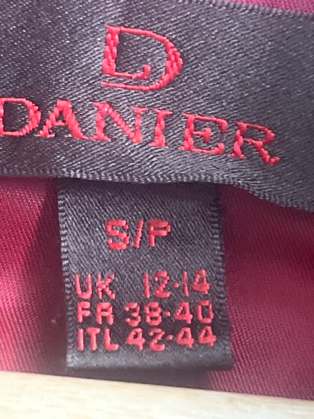 Danier Red Leather Jacket with Fur Collar and cuffs image indicator(3)