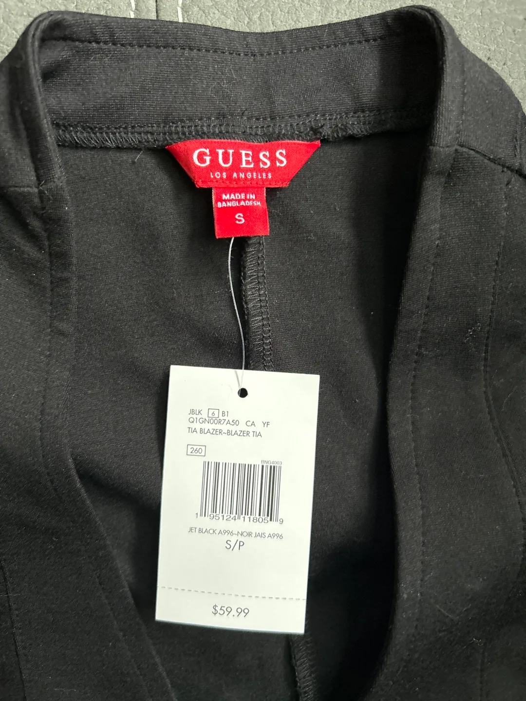 Guess Black Blazer Size Small image indicator(2)