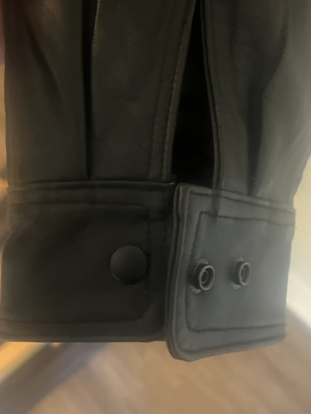 Express Tan Leather Jacket image indicator(3)