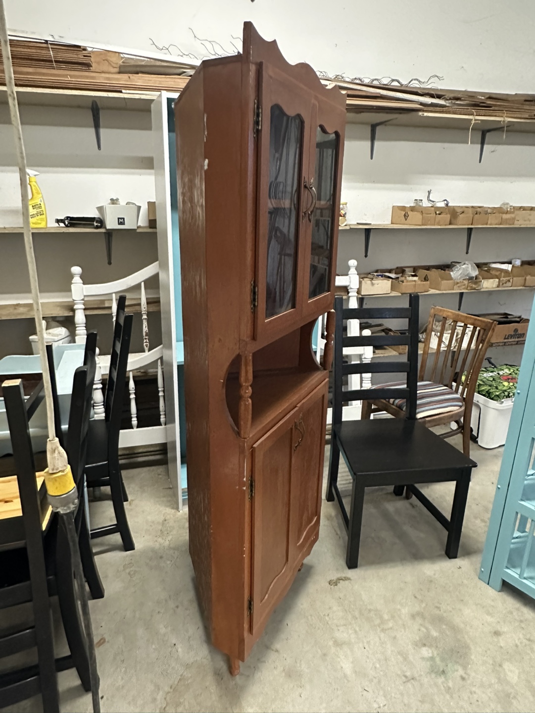 Corner Cabinet - Vintage - Wood - photo 2