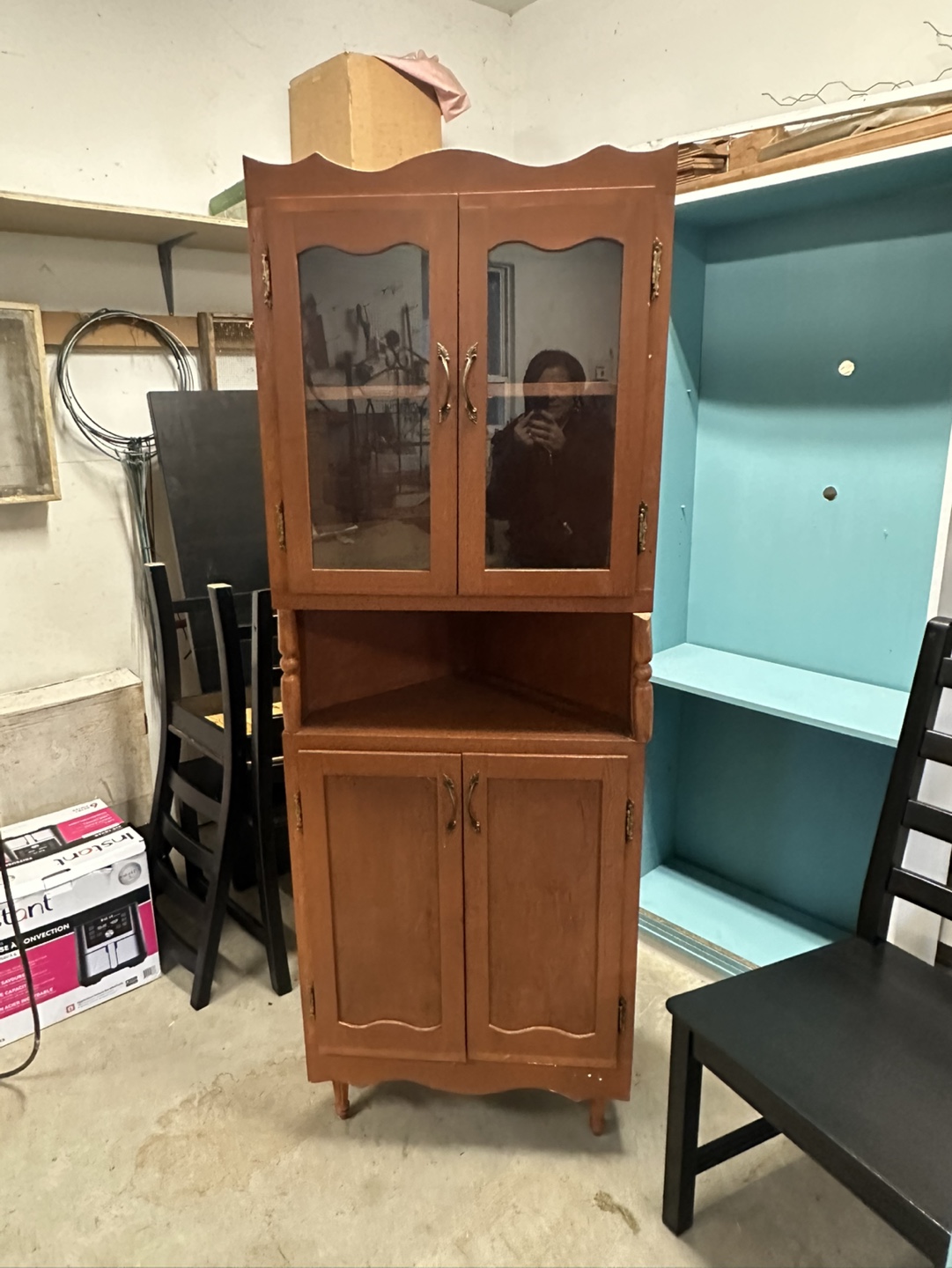 Corner Cabinet - Vintage - Wood