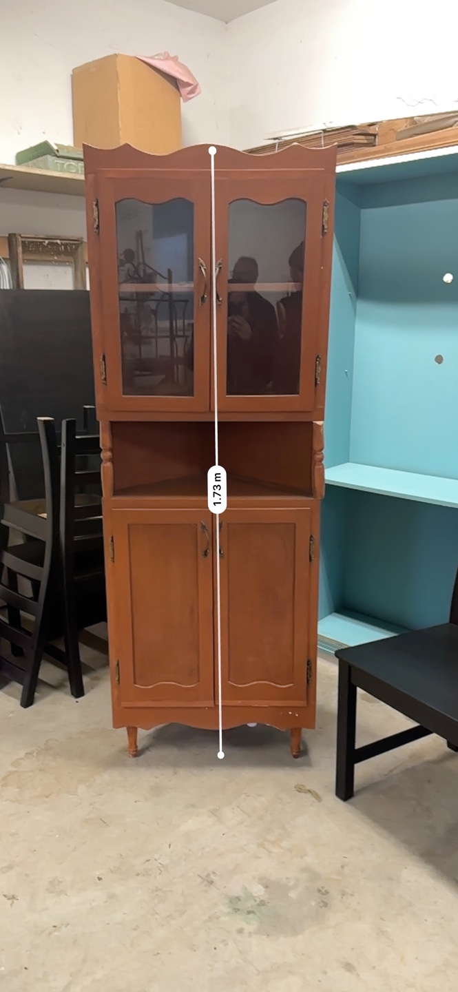 Corner Cabinet - Vintage - Wood - photo 3