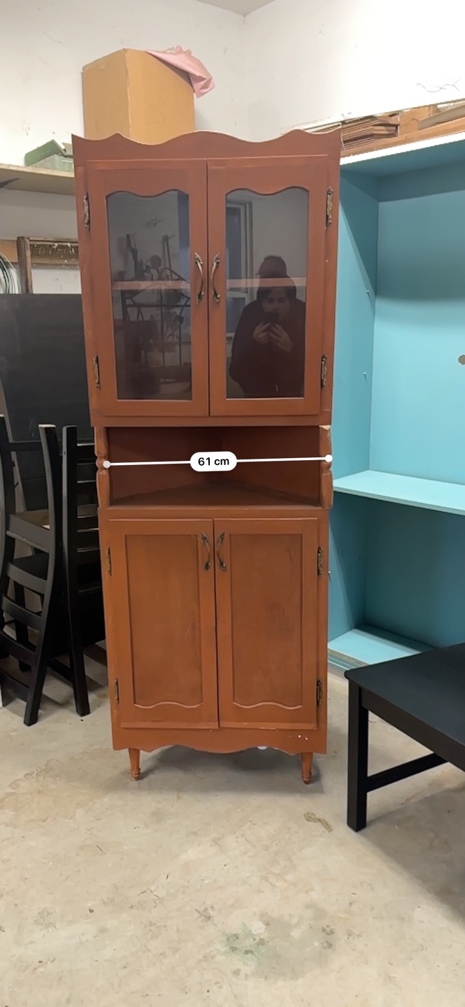 Corner Cabinet - Vintage - Wood - photo 4
