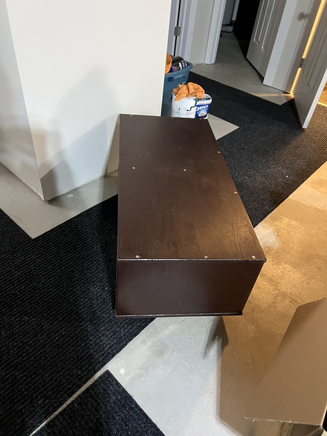 Wooden Storage Shelf with Wheels