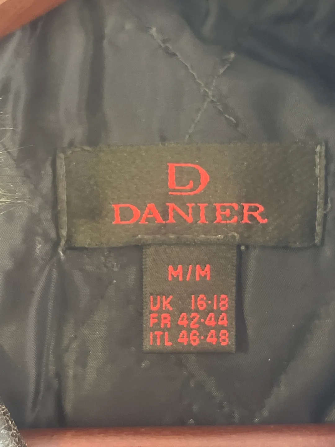 Danier Brown Leather Jacket with Fur Trim image indicator(2)