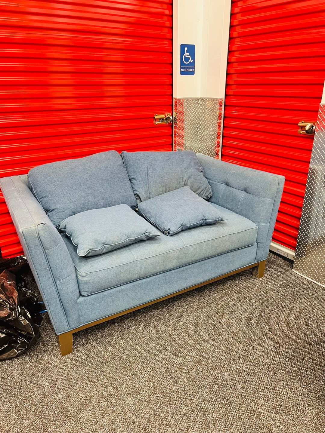 Blue Sofa Set - photo 2