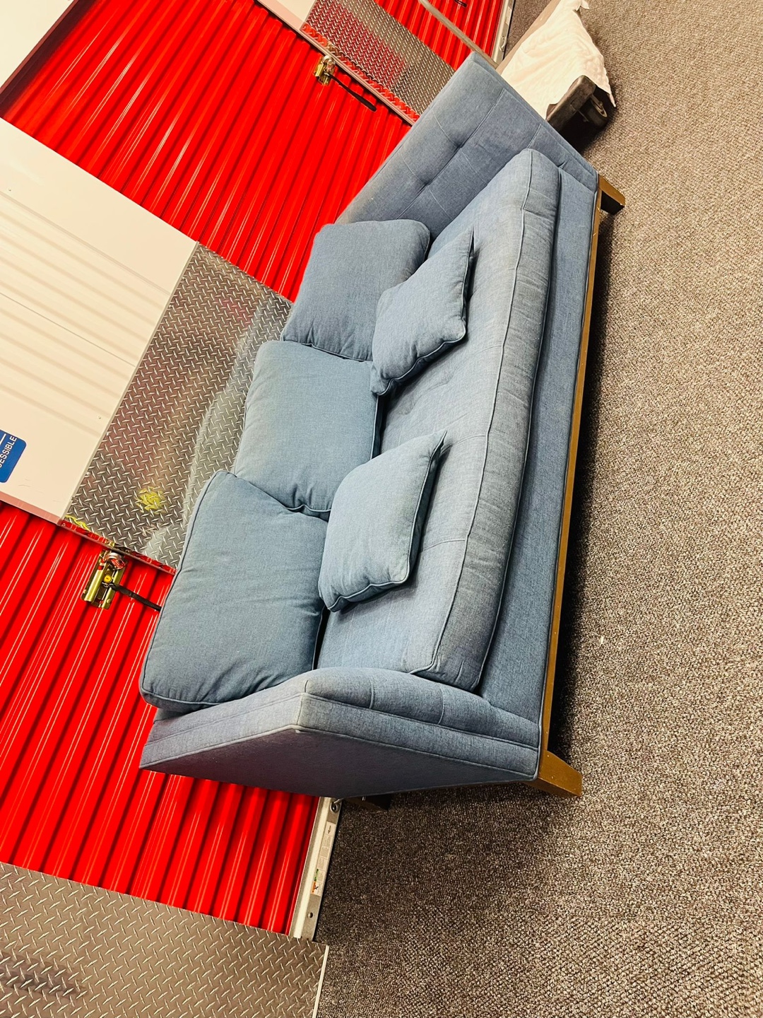 Blue Sofa Set