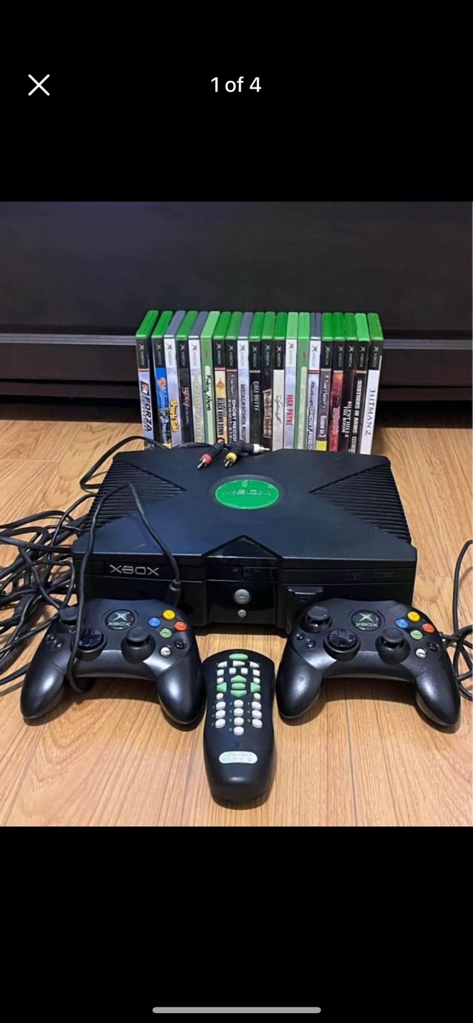 Xbox Original Console with 19 Games