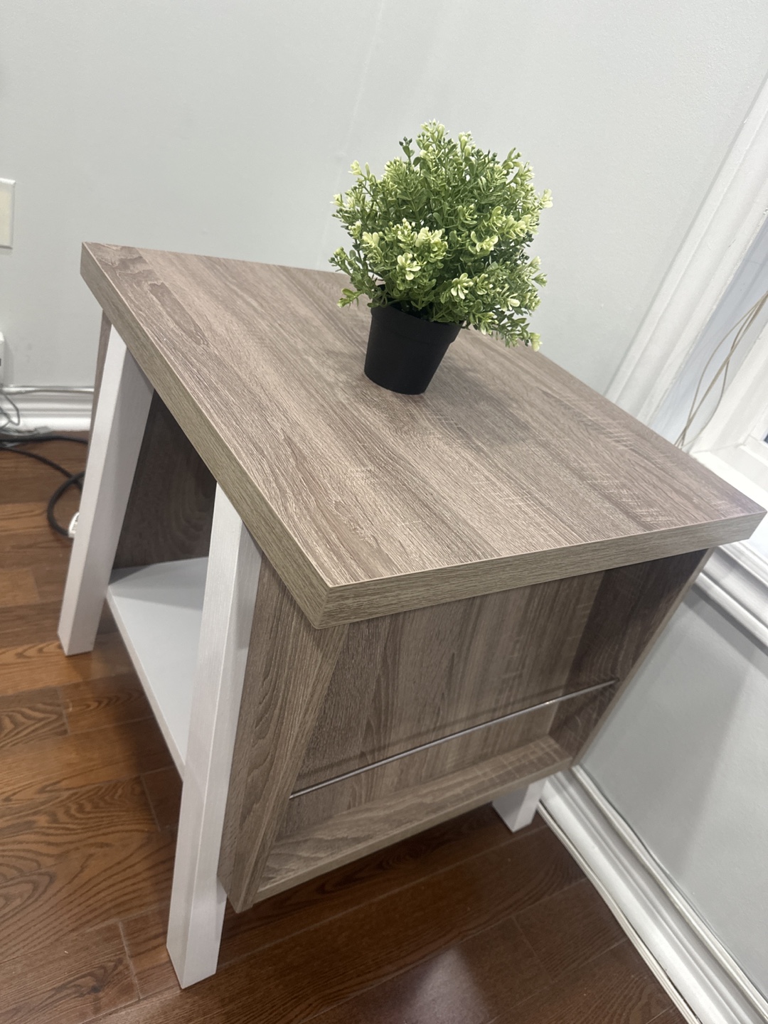 Modern End Table with Shelf - photo 5