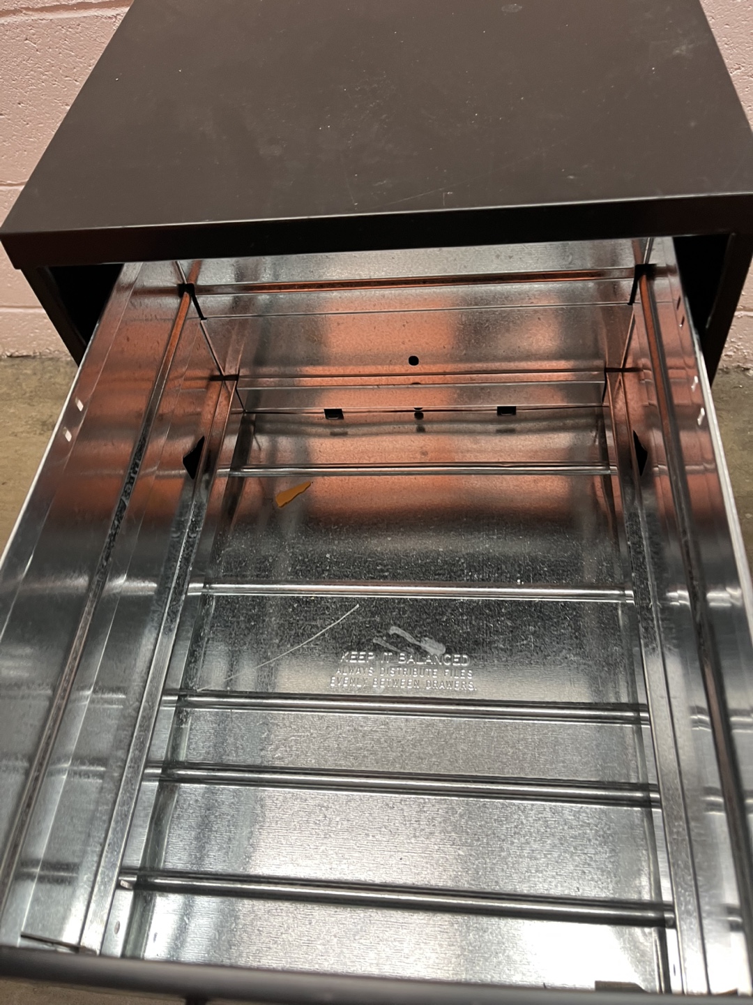 Black Metal 2 Drawer File Cabinet - photo 4