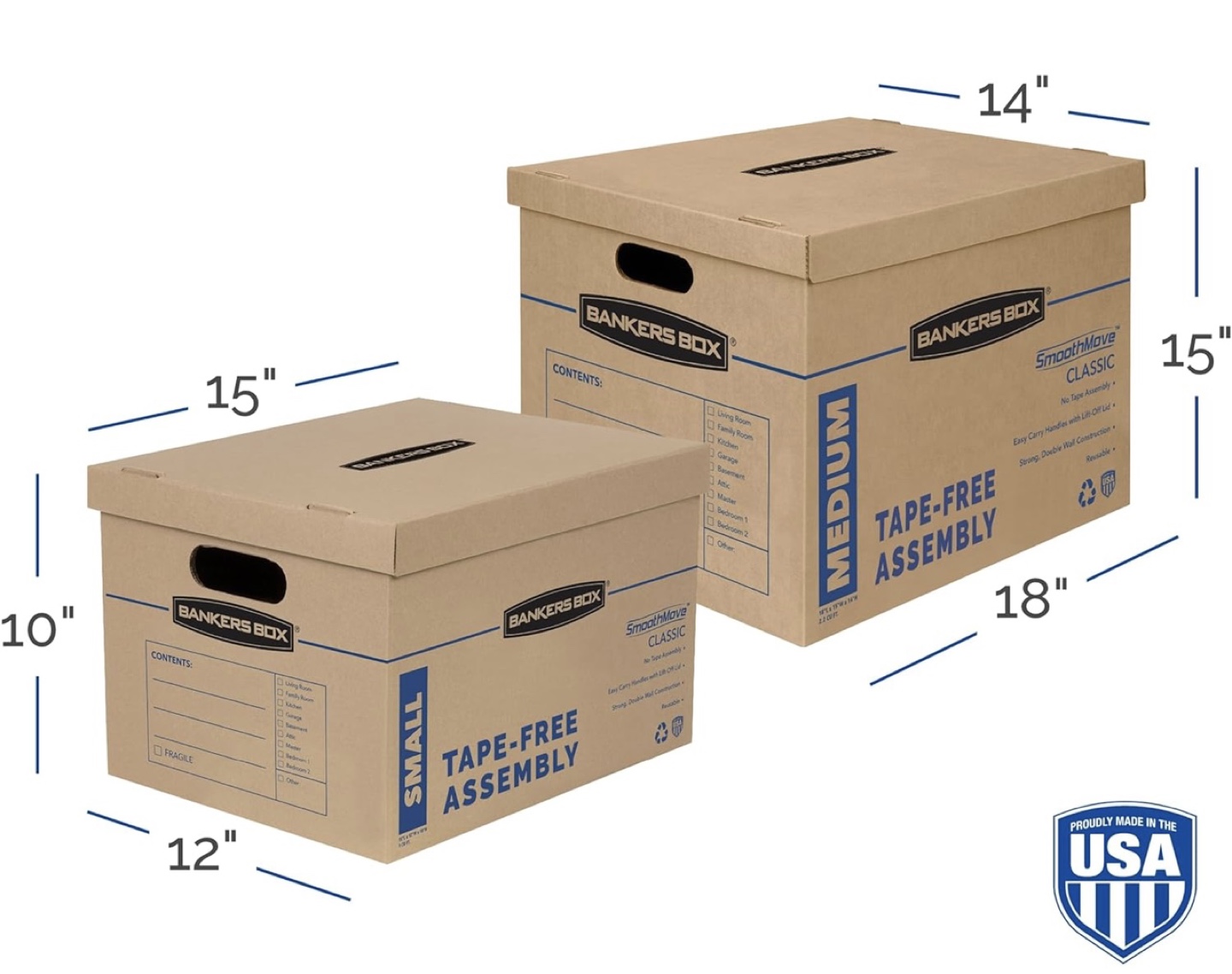 Bankers Box Moving Boxes - Small & Medium - photo 2
