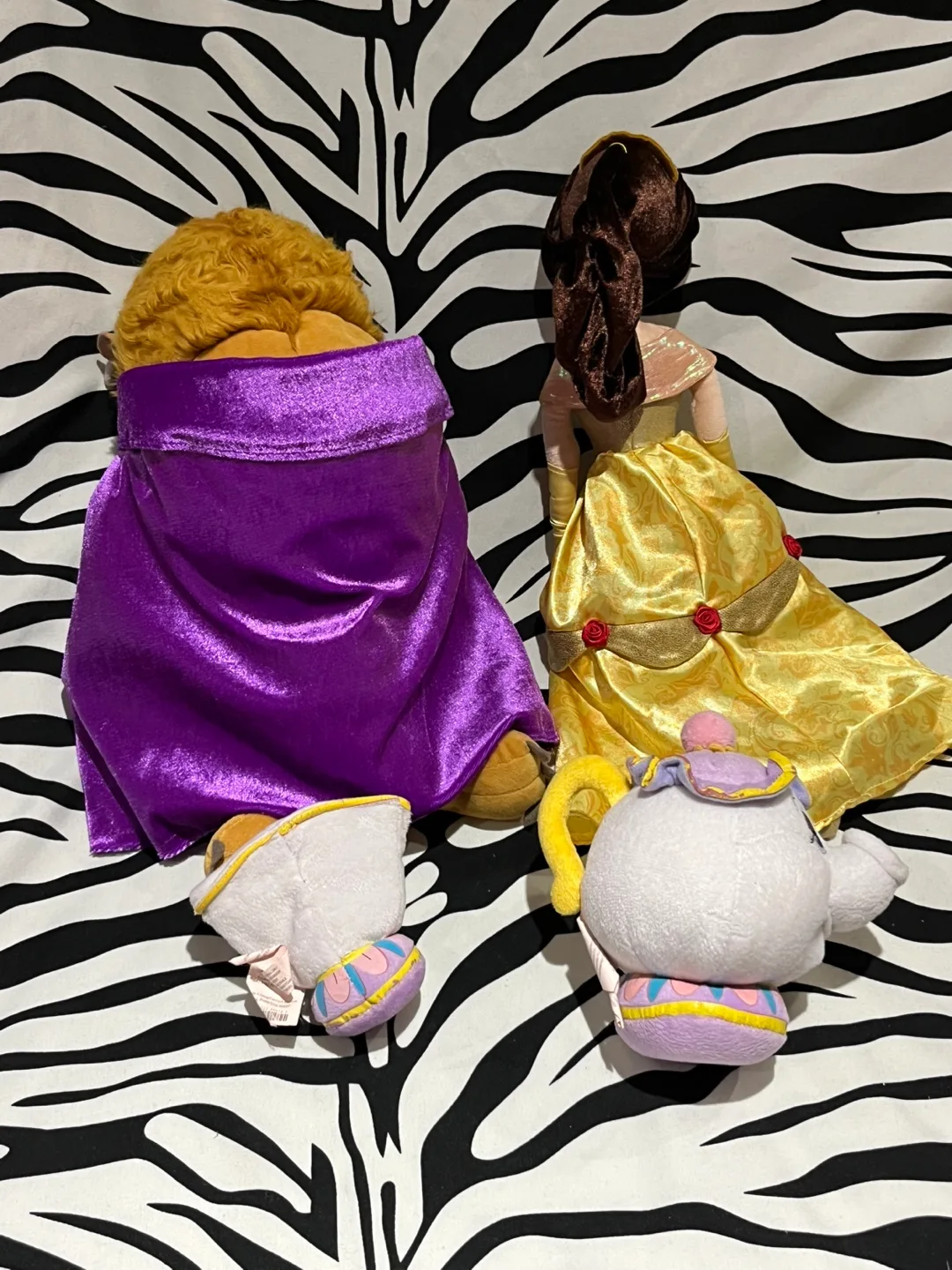 Lot of 4 Disney Beauty and the Beast Plush Toys image indicator(3)