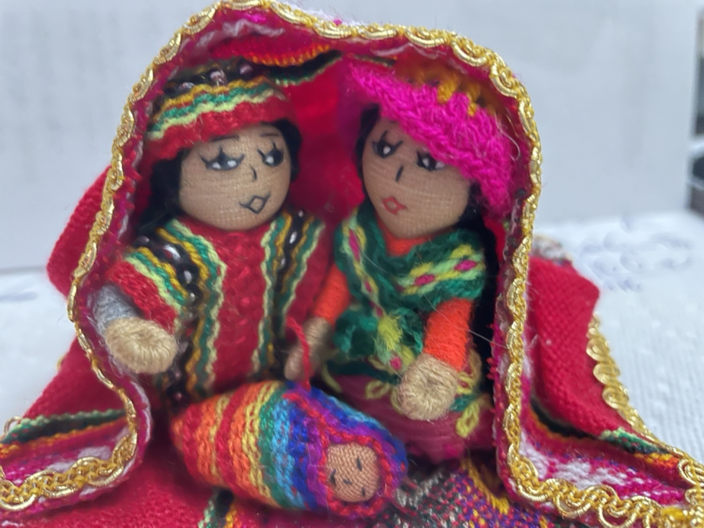 Handmade Peruvian Nativity Set