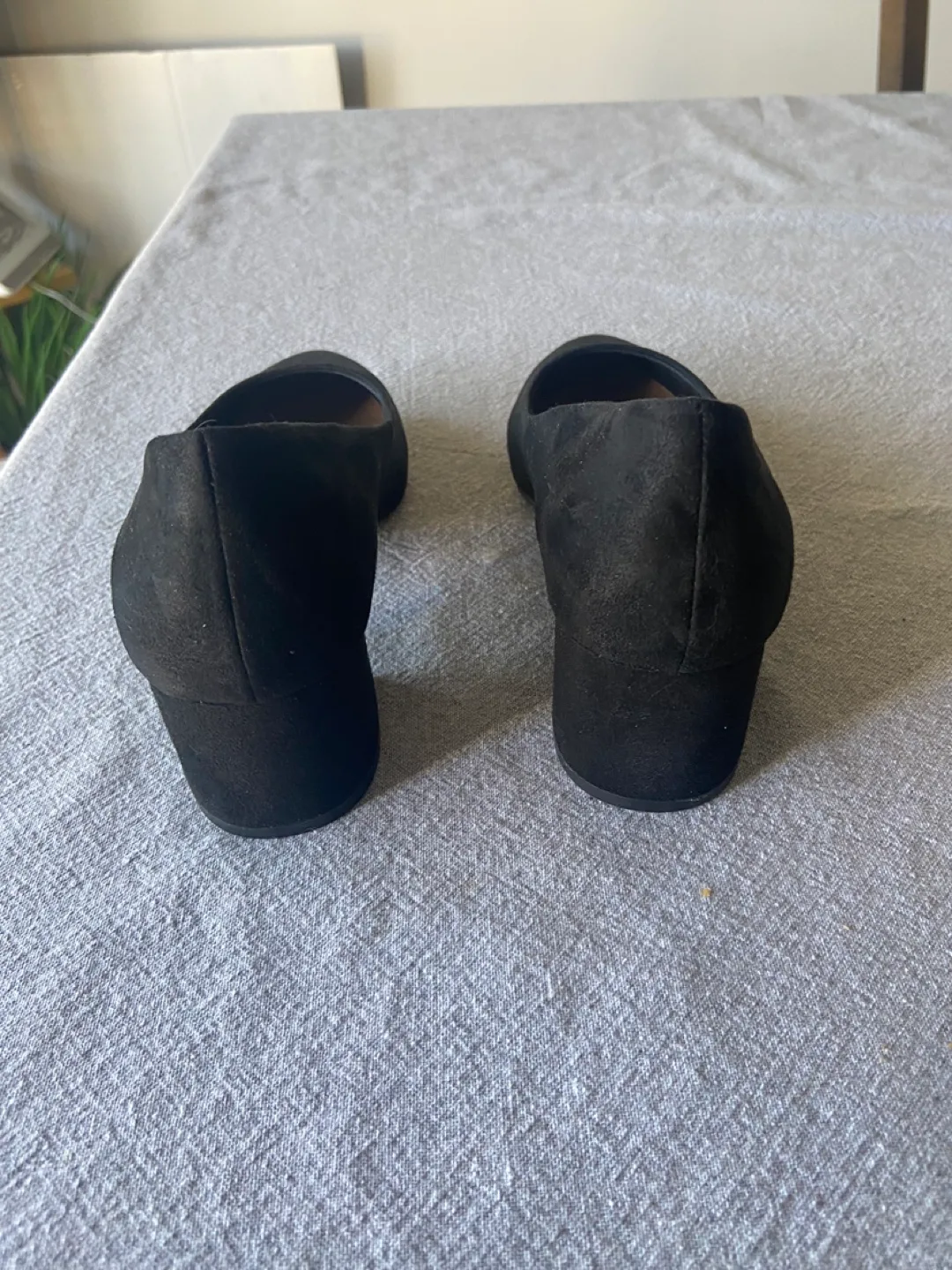 Call It Spring Black Suede Block Heel Pumps image indicator(4)