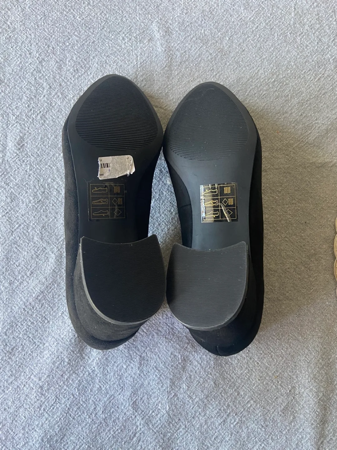 Call It Spring Black Suede Block Heel Pumps image indicator(5)