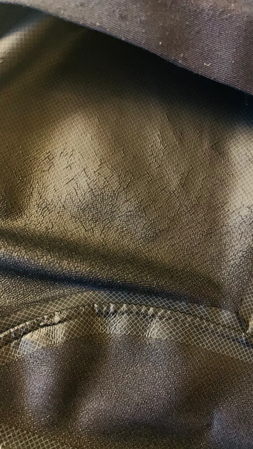 UNIQLO Women's Navy Blue and Pink Raincoat image indicator(4)