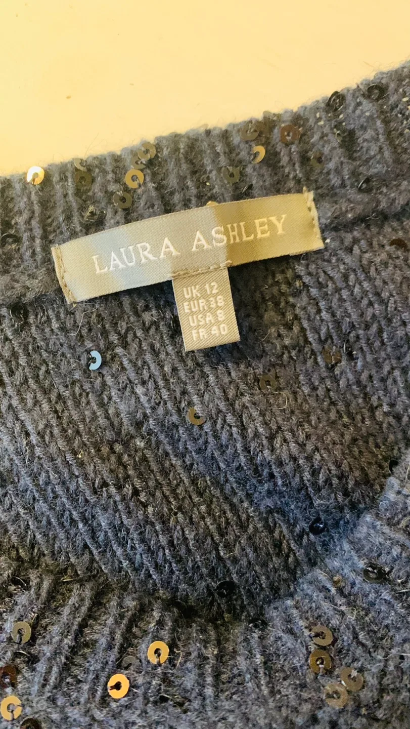 Laura Ashley Sparkly Sweater image indicator(3)
