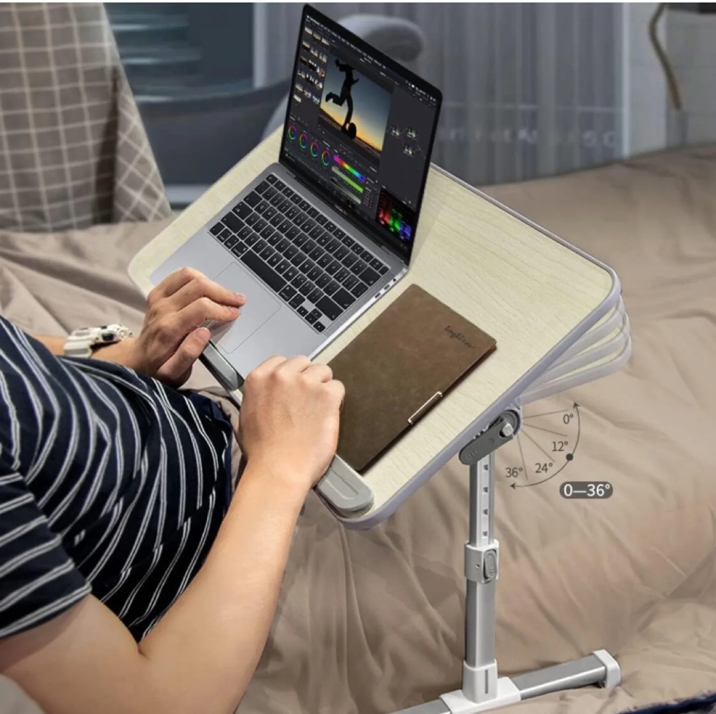 Adjustable Laptop Desk Stand image indicator(2)