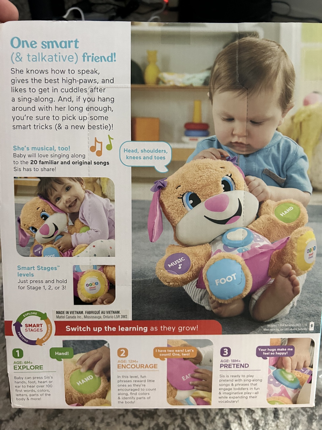 Fisher-Price Laugh & Learn Smart Stages Sis Plush Toy - photo 4