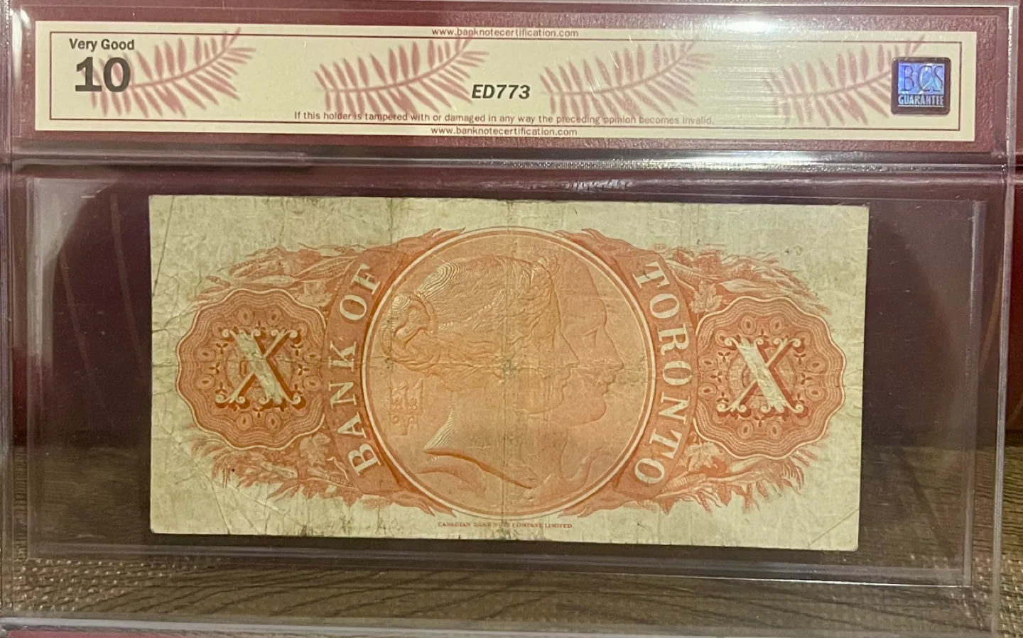 Bank of Toronto $10 Bill (1935) image indicator(2)