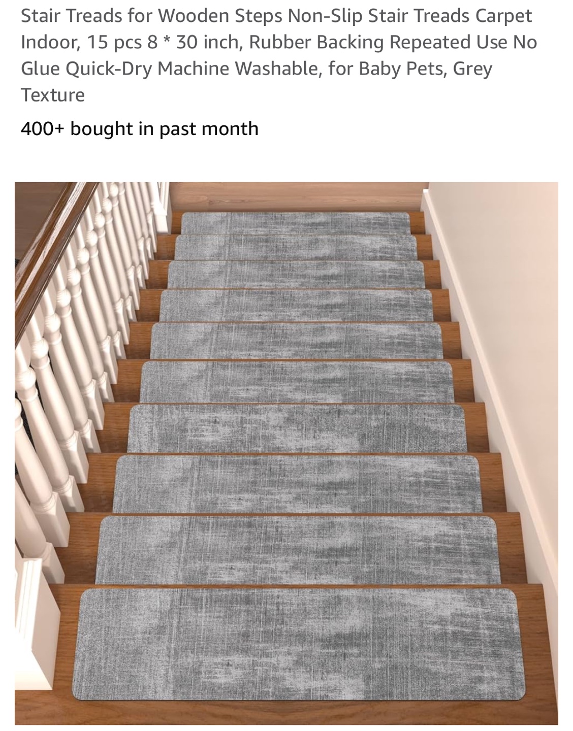 Non-Slip Stair Treads Carpet