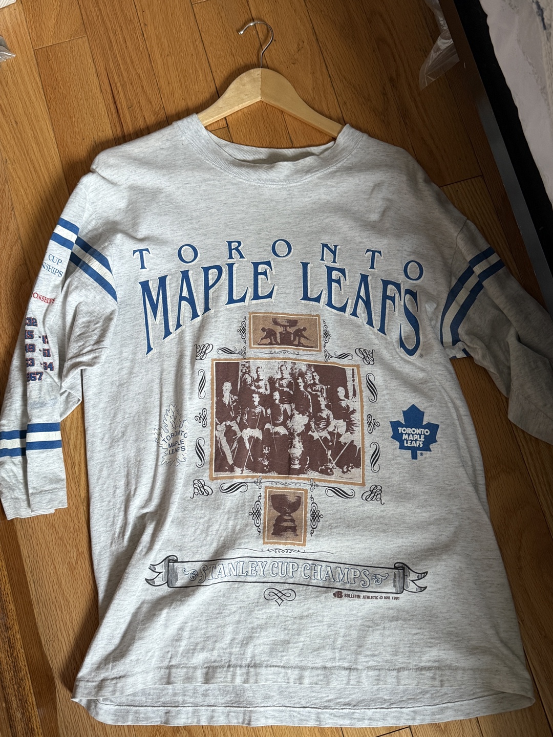 Vintage Toronto Maple Leafs 1932s Stanley Cup Champs T-Shirt - photo 4