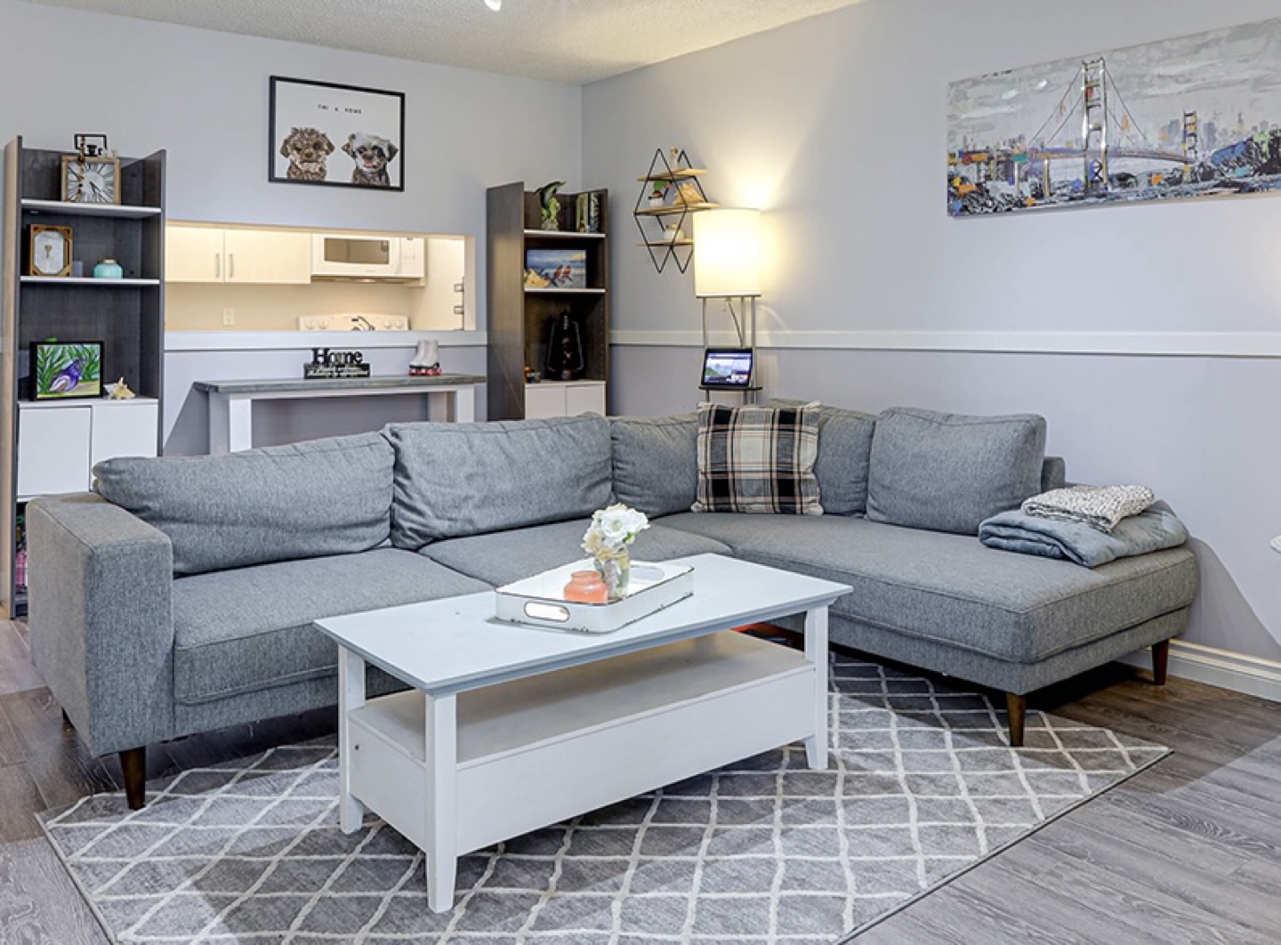Grey Sectional Sofa