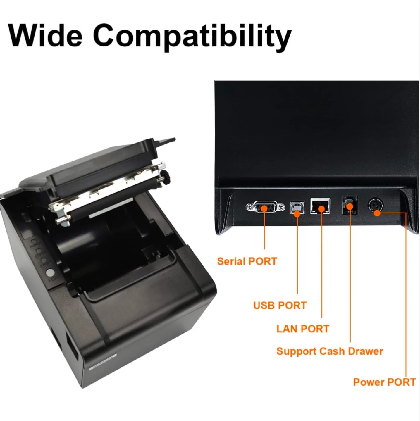 Rongta POS Printer 80mm Thermal Receipt Printer image indicator(3)