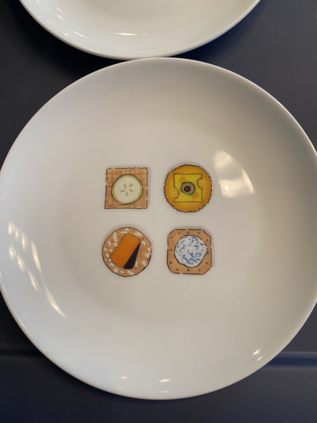 Set of Gourmet Wine and Cheese Plates - photo 4