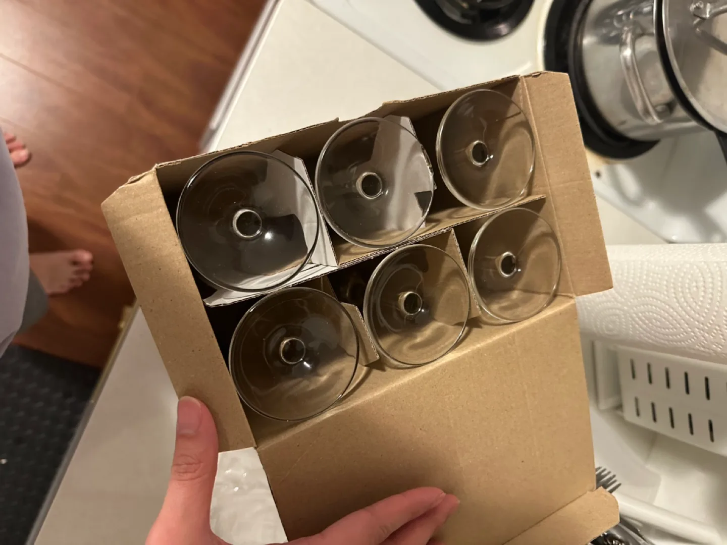 6 x Svalka Champagne Glasses #freecycle image indicator(2)