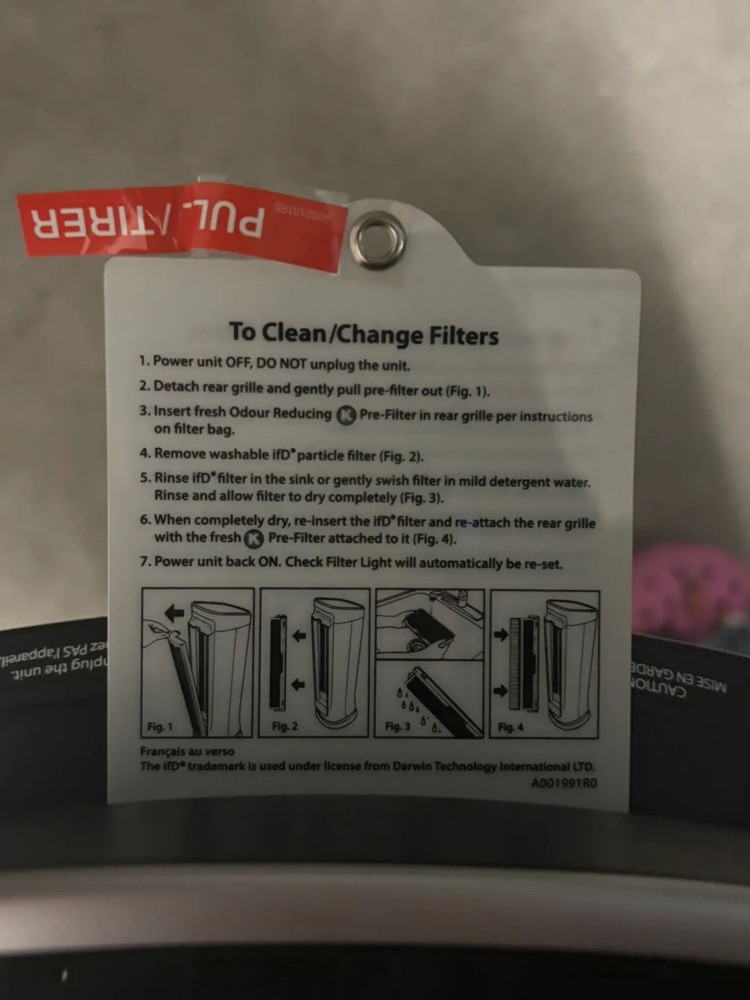 Honeywell Air Purifier image indicator(3)