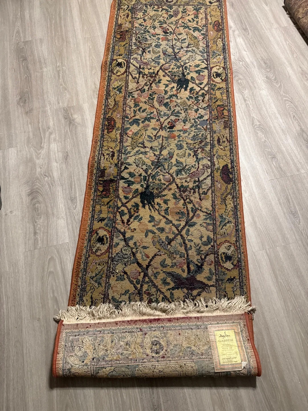 Gabbeh Runner Rug thumbnail