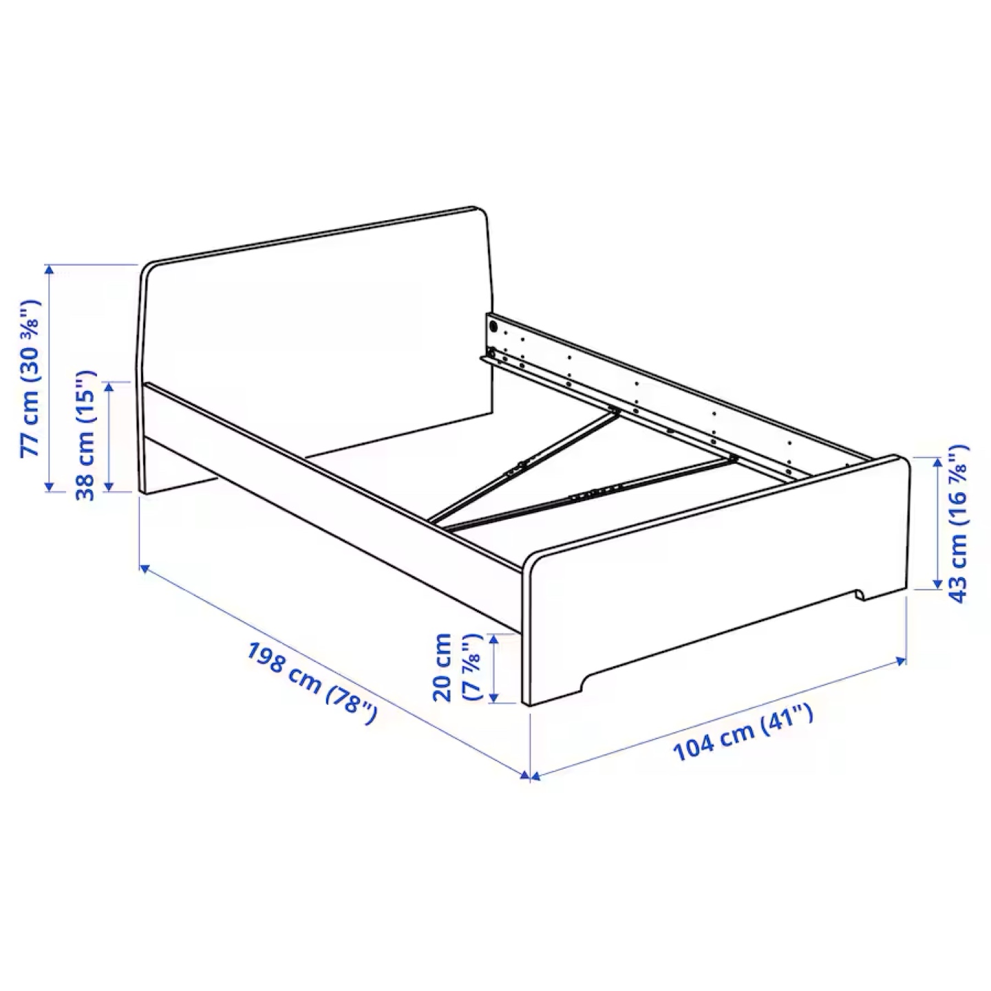 IKEA Single Bed Frame - photo 5