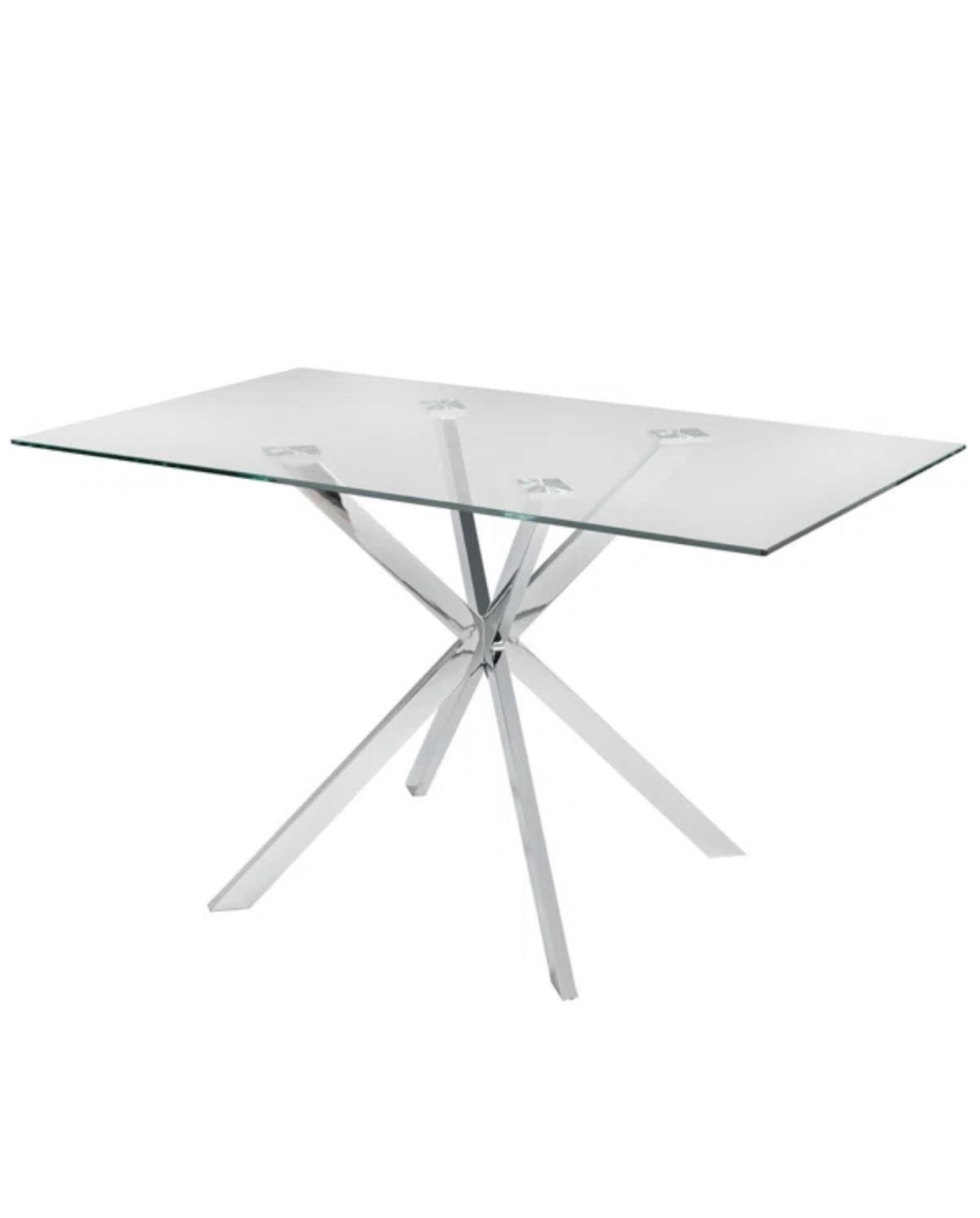 Glass Dining Table + 4 Chairs - photo 2
