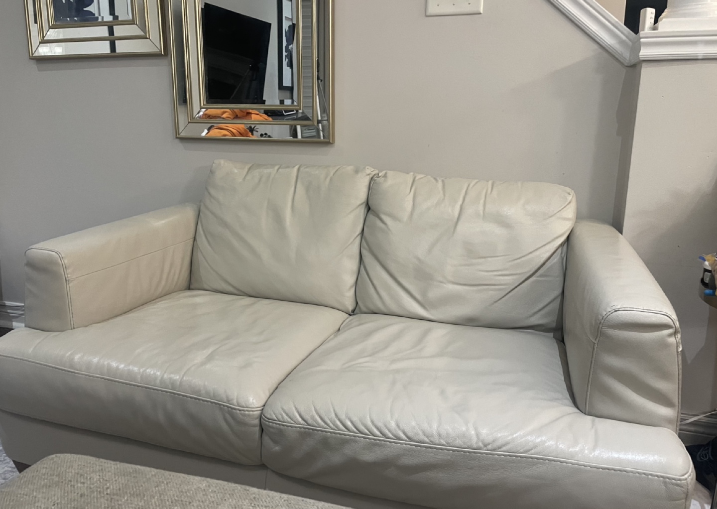 Natuzzi Editions Leather Sofa and Loveseat Set - photo 2