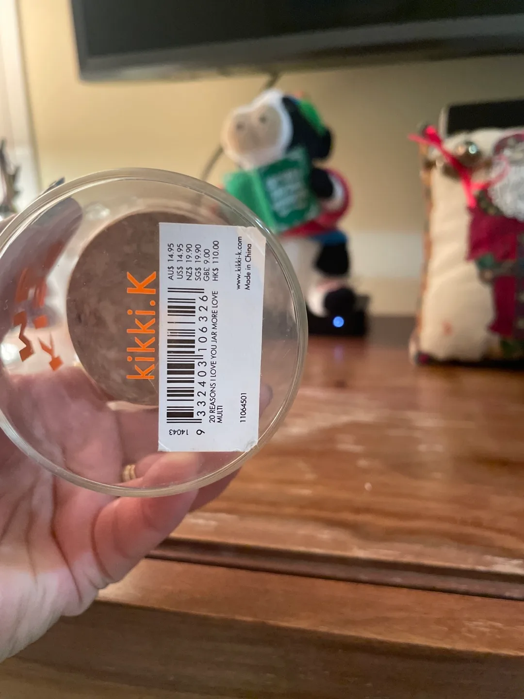 Deal under 5$ Kikki K Glass Jar with Cork Lid image indicator(5)