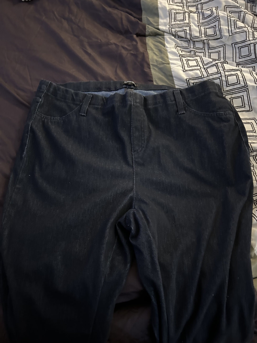 Womens Black Stretch Jeans - photo 2