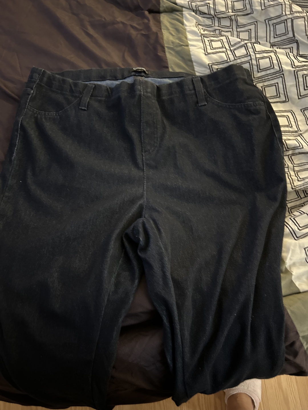 Womens Black Stretch Jeans