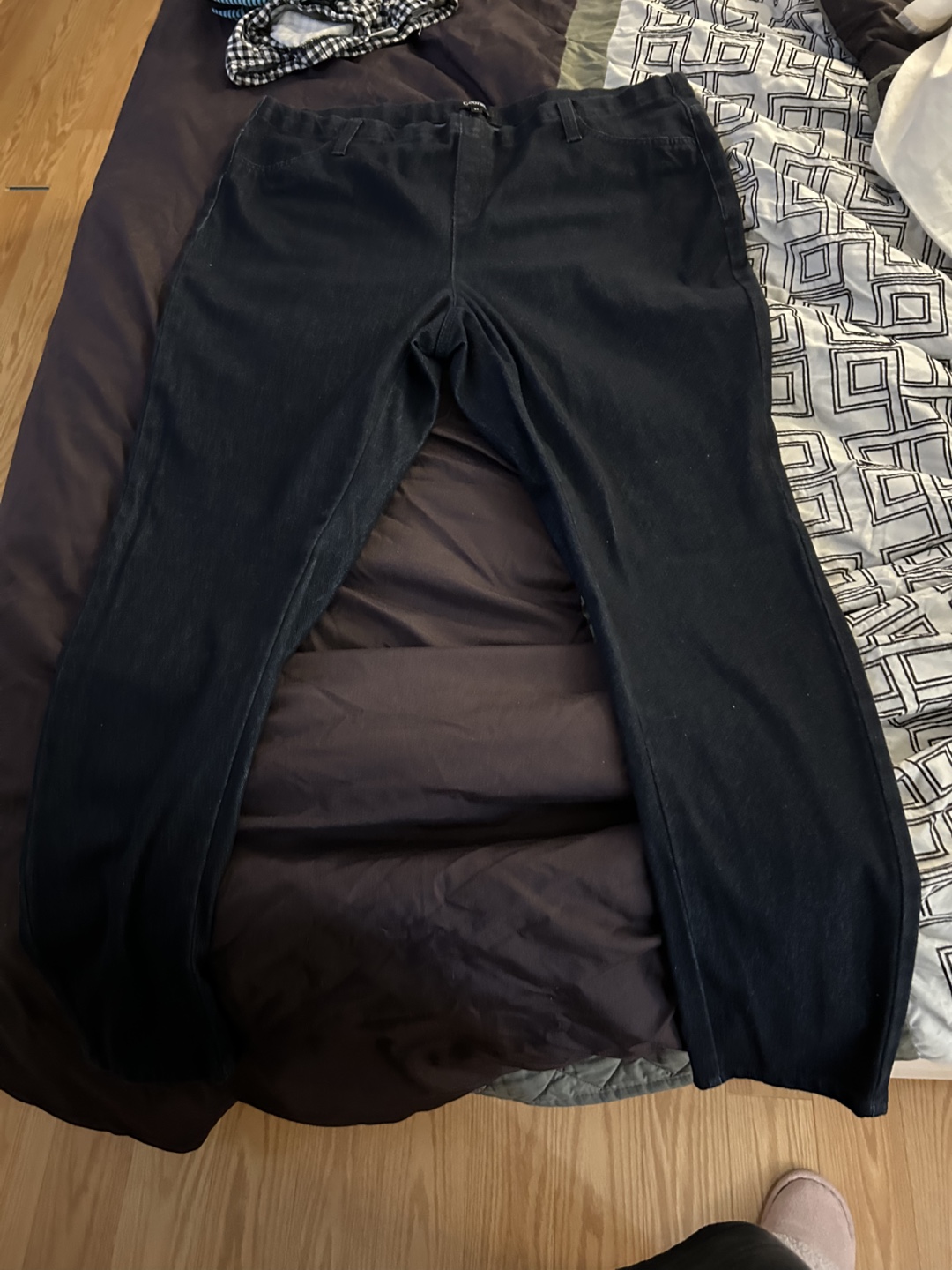 Womens Black Stretch Jeans - photo 4