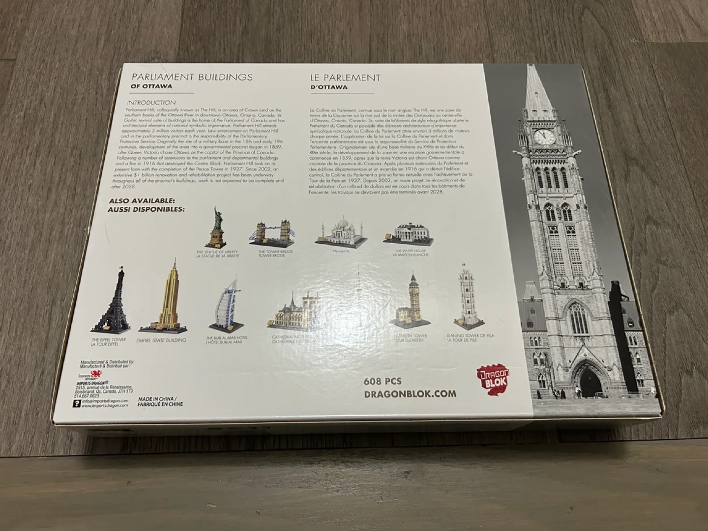 DragonBlok Parliament of Ottawa Building Kit image indicator(2)